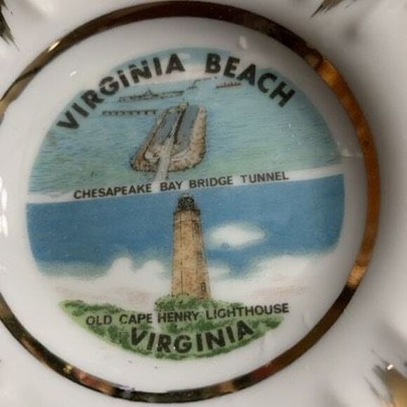 Virginia Beach Virginia Souvenir Ashtray - Picture 3 of 4